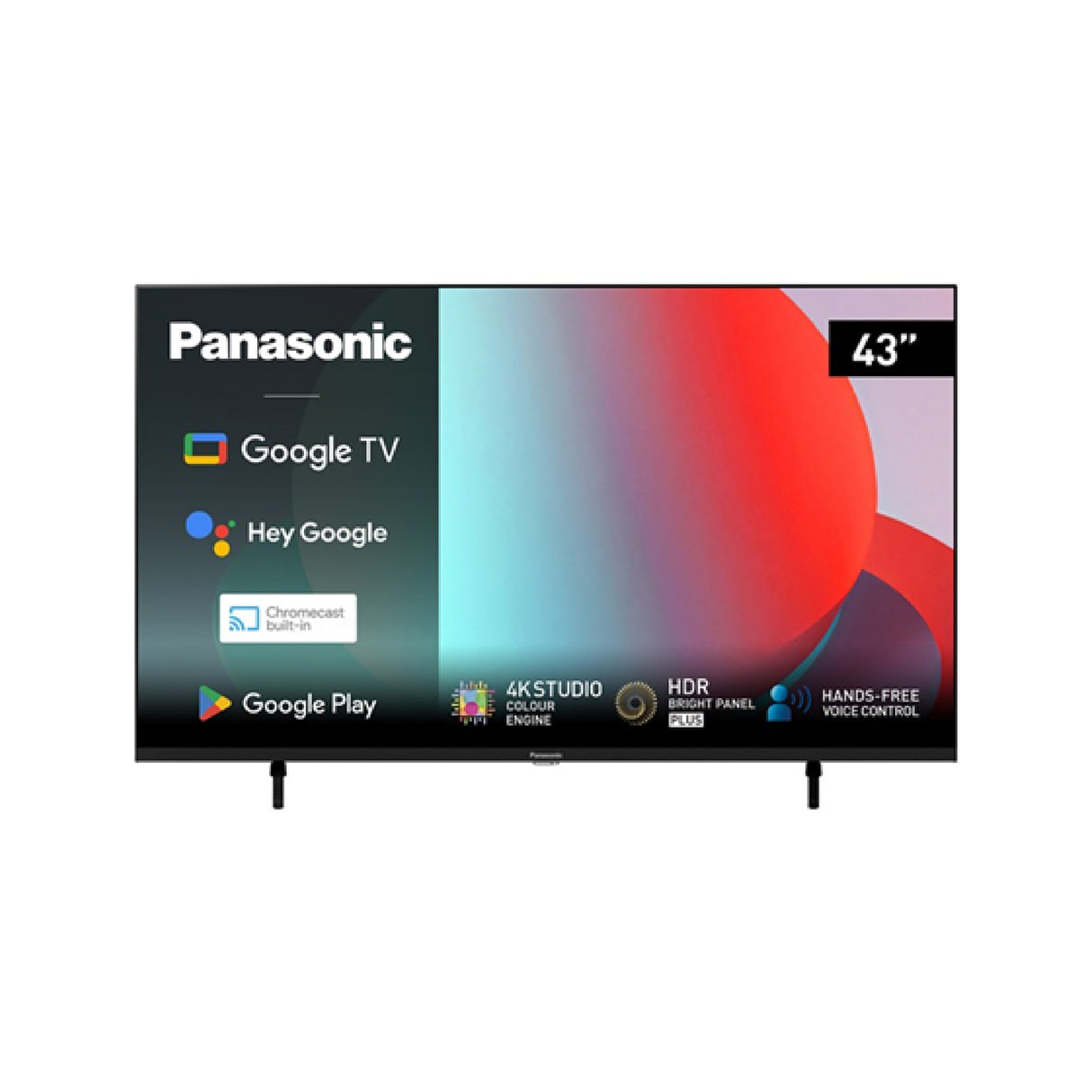 Panasonic 樂聲 W80A 系列 43吋 4K Google 智能電視 TN-43W80AGH 43W80A