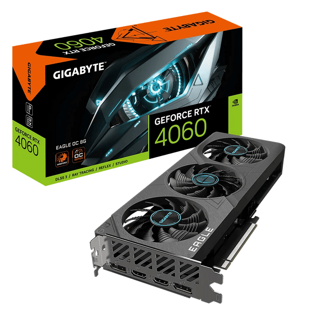 Gigabyte 技嘉 GeForce RTX™ 4060 EAGLE OC 8G 顯示卡 - Fever Electrics 電器熱網購平台