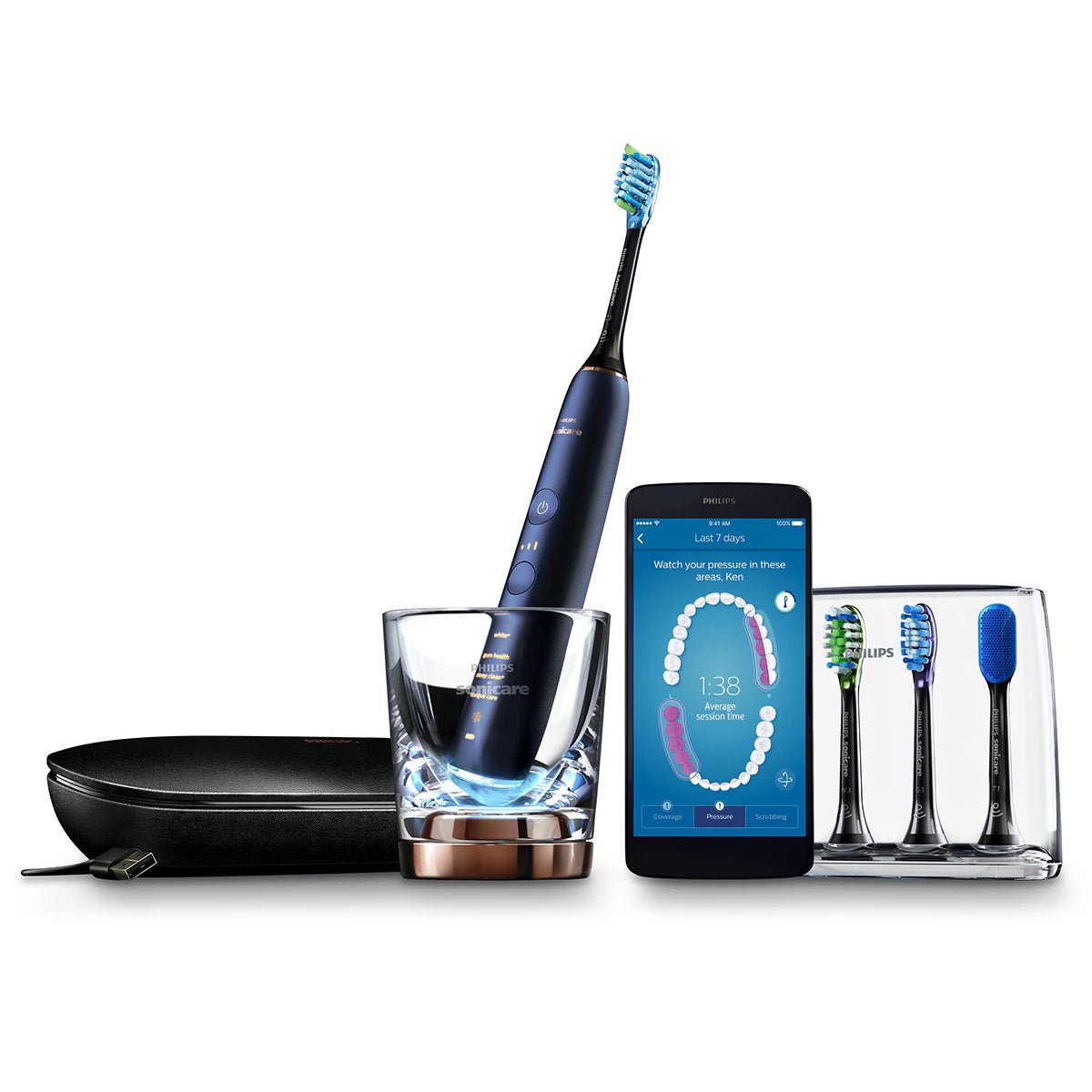 Philips 飛利浦 Sonicare DiamondClean Smart 9700 HX9954/52 聲波震動電動牙刷 - Fever Electrics 電器熱網購平台