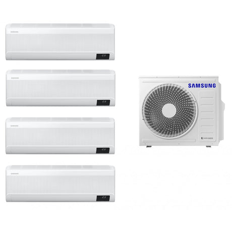 Samsung 三星 AJ080TXJ4KH/EA + AJ020 + AJ025 + AJ035 + AJ035 1拖4機 3/4匹+1匹+1.5匹+1.5匹 變頻冷暖 多聯式掛牆分體式冷氣機 - Fever Electrics 電器熱網購平台