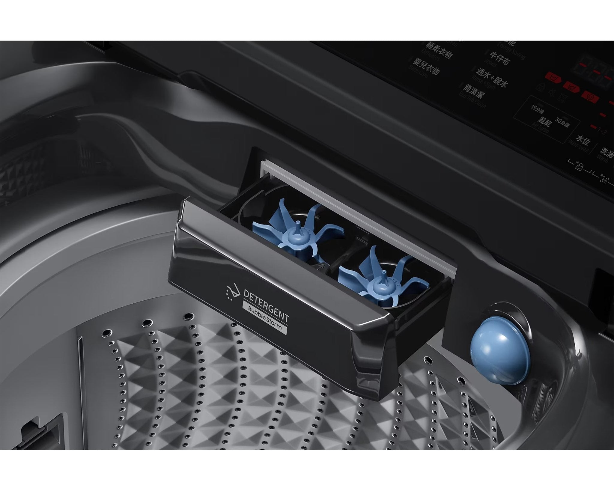 Samsung 三星 WA80CG4545BDSH Ecobubble™ 8公斤頂揭式洗衣機 (低水位) - Fever Electrics 電器熱網購平台