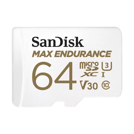 SanDisk Max Endurance 64GB V30 U3 C10 UHS - I microSDXC 記憶卡 (SDSQQVR - 064G - GN6IA) - Fever Electrics 電器熱網購平台