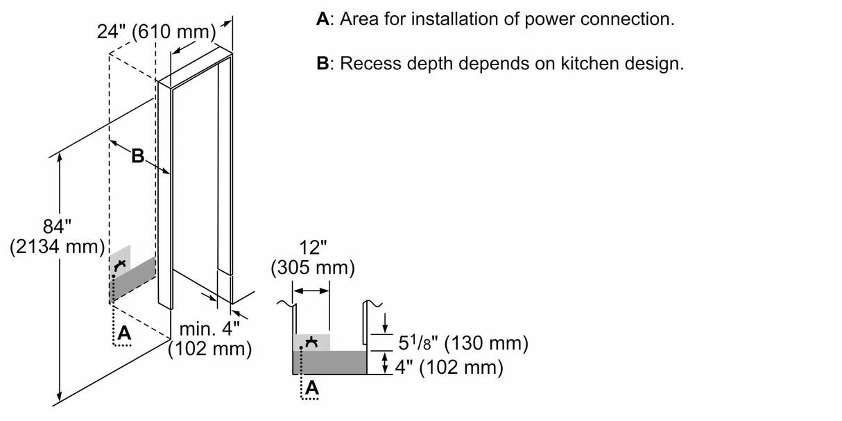 Siemens 西門子 CI24RP02 356L iQ700 嵌入式單門冷藏櫃 - Fever Electrics 電器熱網購平台