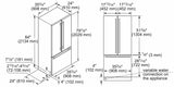 Siemens 西門子 CI36TP02L 379L iQ700 下置冰格嵌入式法式三門雪櫃 嵌入式雪櫃 - Fever Electrics 電器熱網購平台