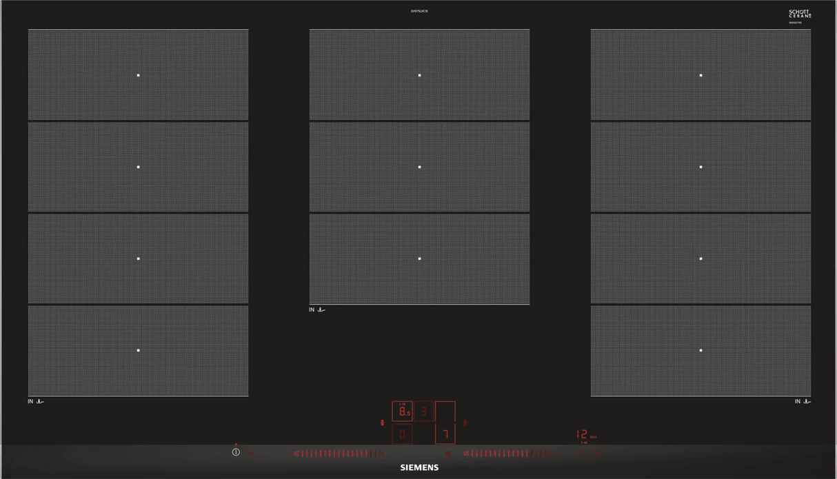 Siemens 西門子 EX975LXC1E iQ700 flexInduction 90cm 嵌入式電磁爐 - Fever Electrics 電器熱網購平台