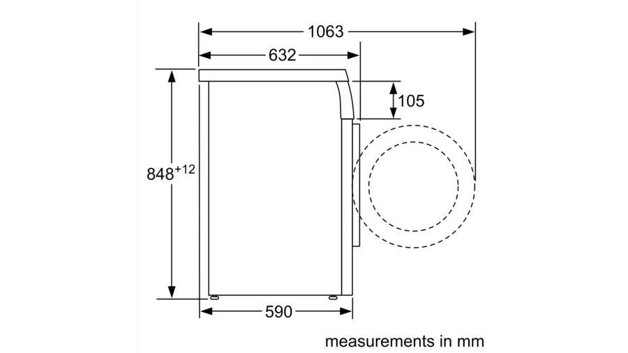 Siemens 西門子 WU12P269HK IQ500 9公斤1200轉前置式洗衣機 - Fever Electrics 電器熱網購平台