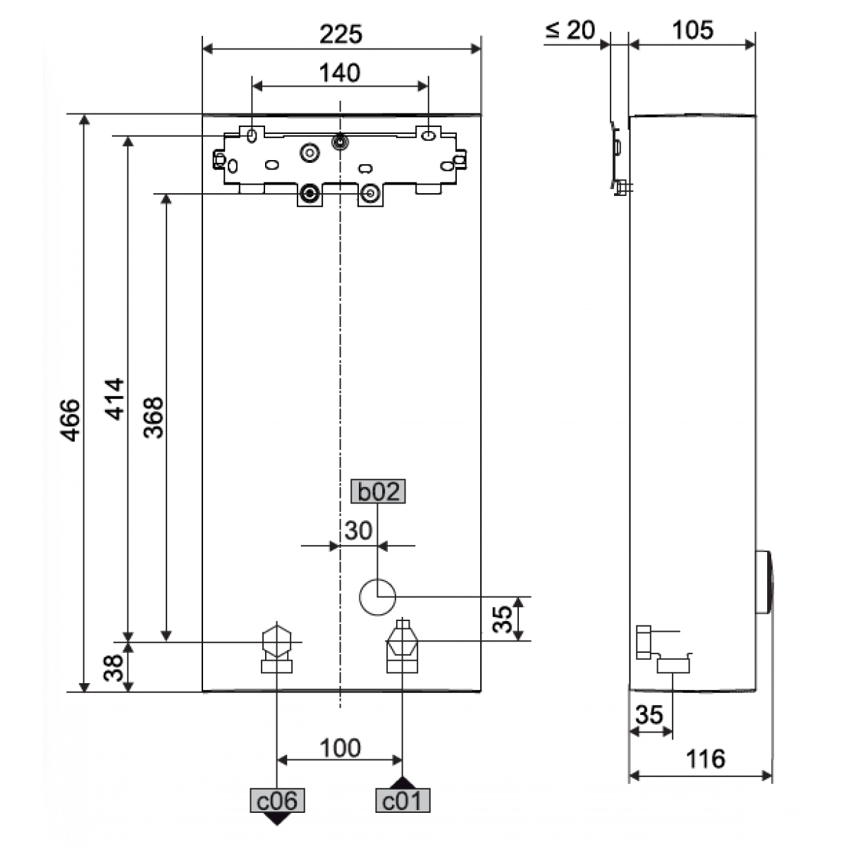 Stiebel Eltron 斯寶亞創 DHB 18/21/24 ST Trend 三相電子恆溫即熱式電熱水爐 - Fever Electrics 電器熱網購平台