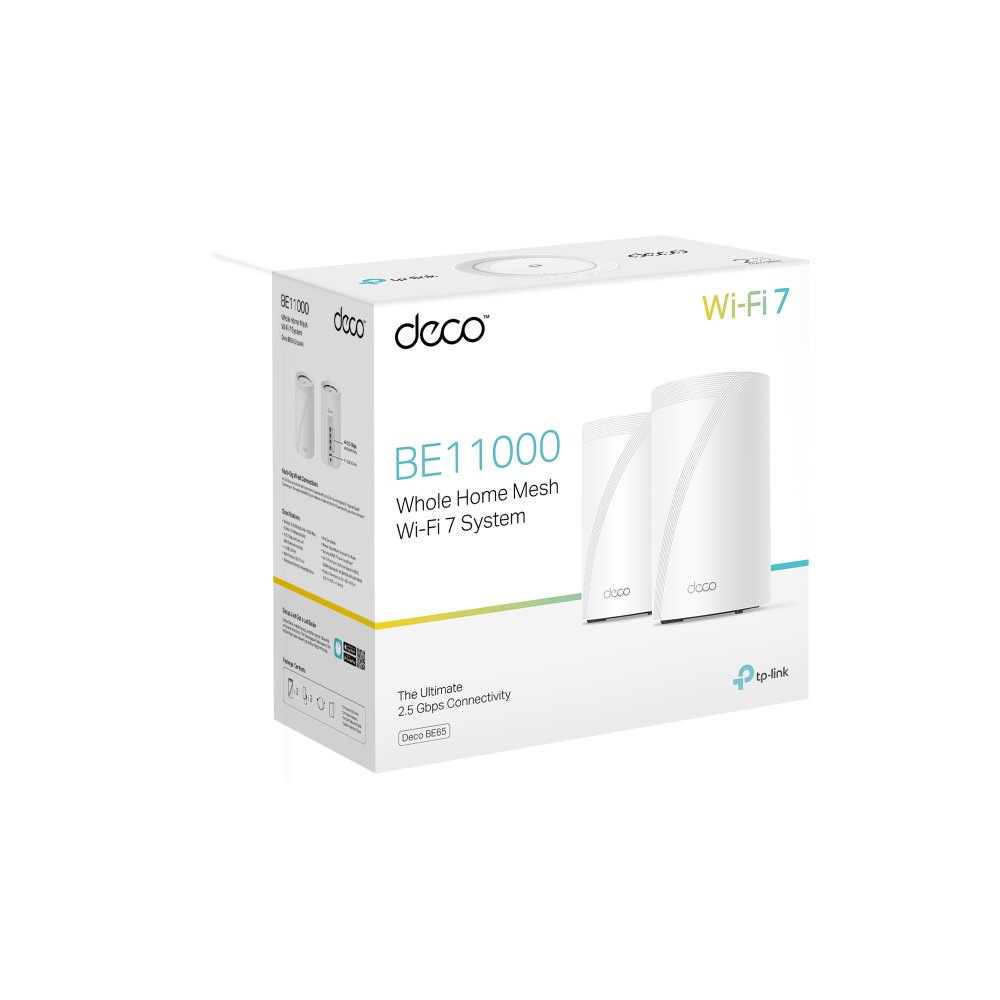 TP - Link Deco BE65 BE11000 三頻 Mesh WiFi 7 Router (1件裝) - Fever Electrics 電器熱網購平台