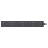 Schneider TSH36ACUSB 30W 6-position independent switch Type A+C power strip (3m) graphite gray 