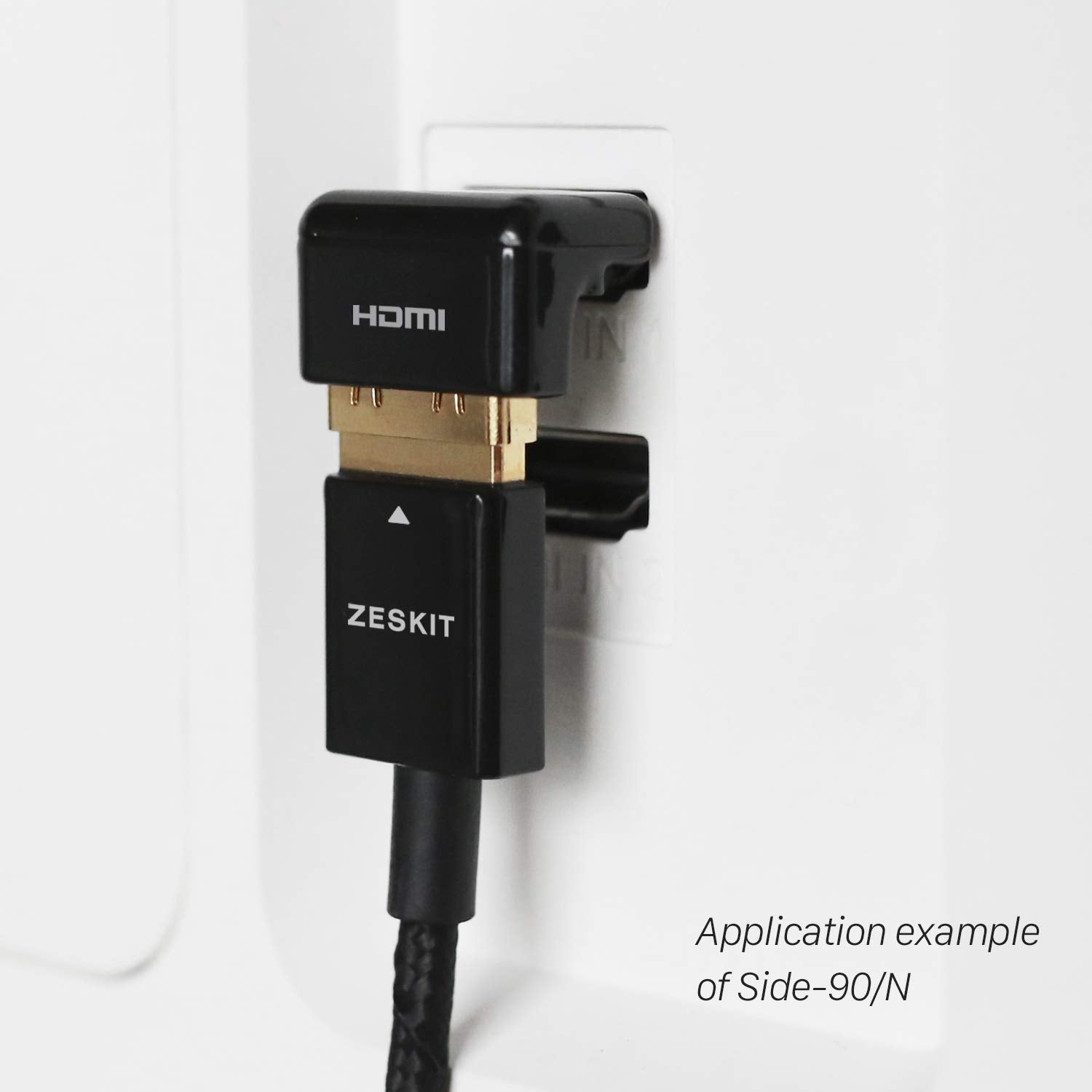 Zeskit SIDE - 90 鋅合金 HDMI 90度轉接頭 - Fever Electrics 電器熱網購平台
